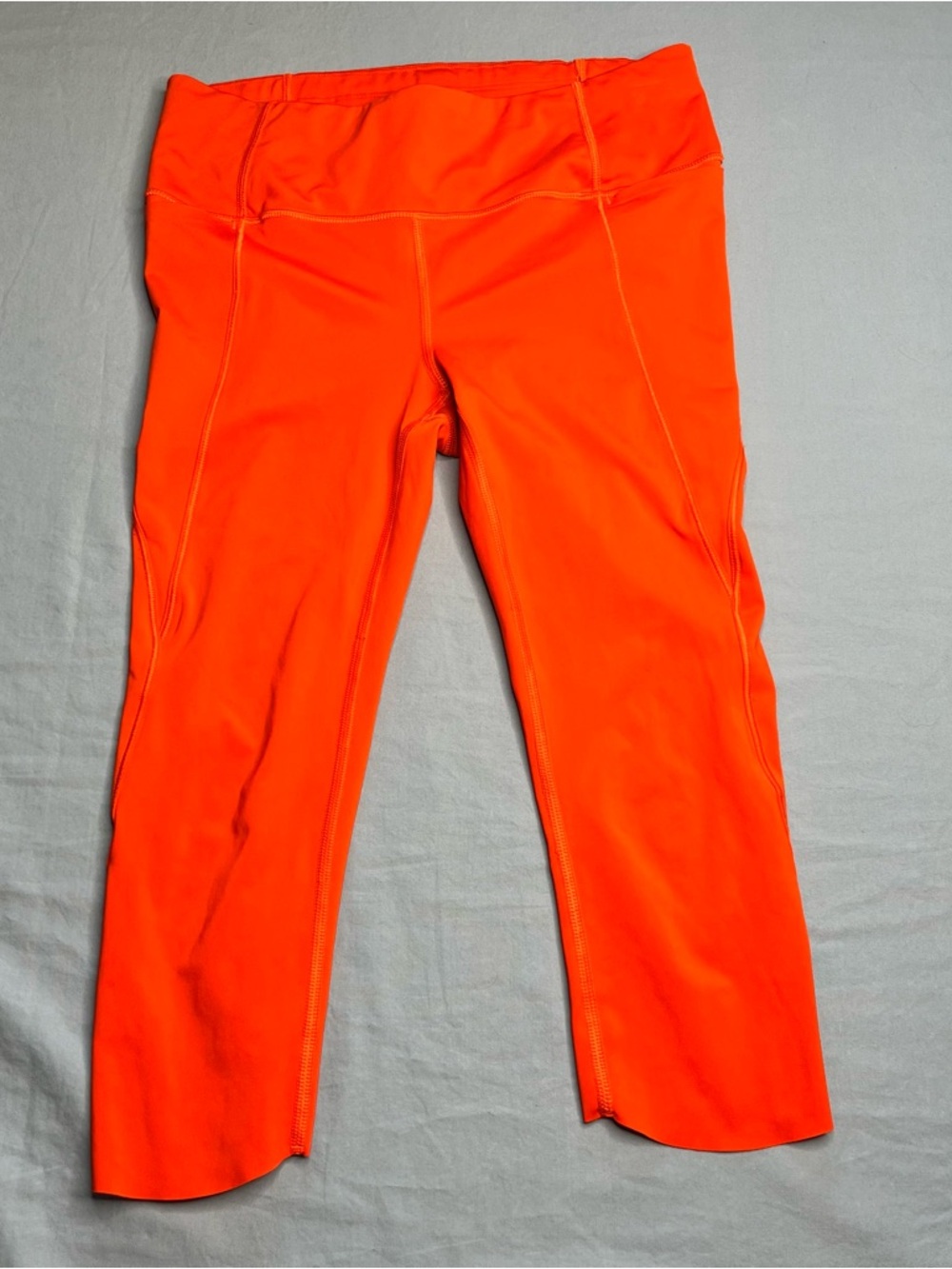 Athleta Orange Performance Capris